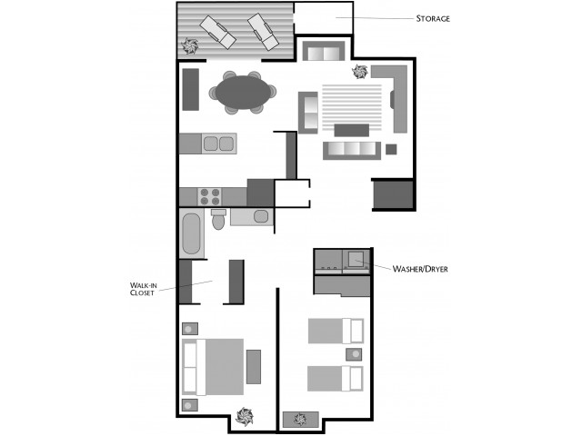 2x1 Standard Floorplan