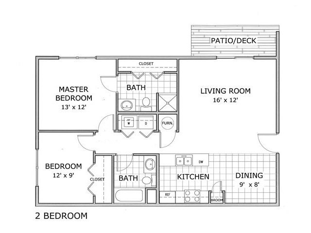 2 Bedroom Ph 1