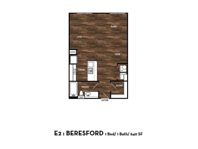 E2 Beresford 1 Bed Apartment 1800 Broadway