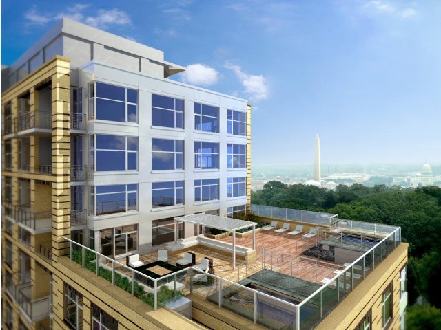 Rooftop Amenities with DC Views