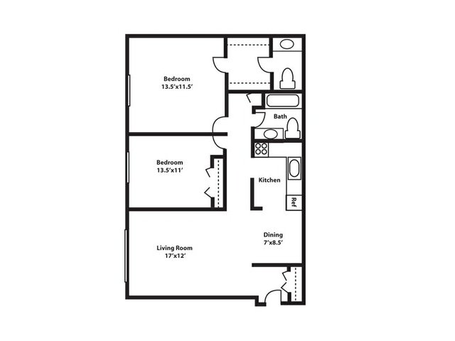 Two Bedroom 2 Bed Apartment Centerline Plaza Apartments Apartments In Centerline Centre line (football), a set of positions on an australian rules football field. centerline plaza apartments