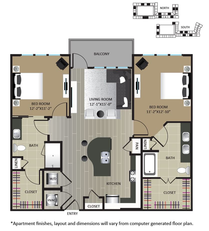 2 Bed 2 Bath Apartment In Brookhaven Ga Gables Brookhaven