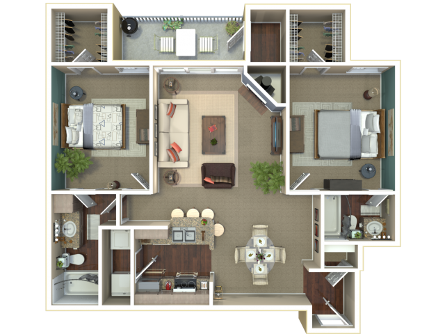 manhattan, ks 1 & 2 bedroom apartments | floor plans & layouts