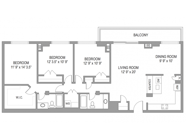 3 Bedroom Apts in Arlington VA | Wildwood Towers