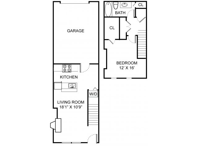 1 & 2 Bedroom Townhomes in Sagamore Hills OH | Williamsburg Townhomes