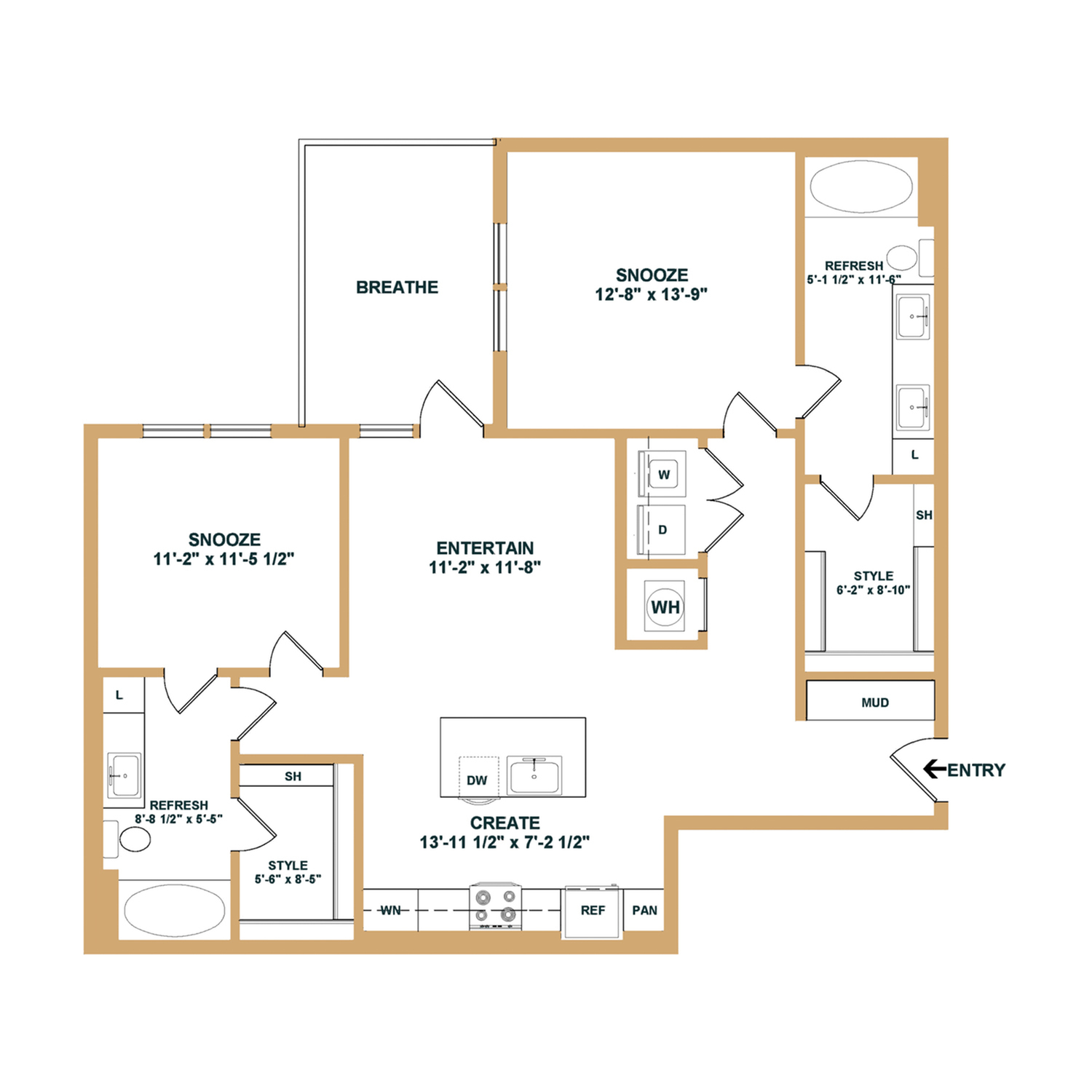 Studio - 2 Bed Apartments - Check Availability | Ross & Peak