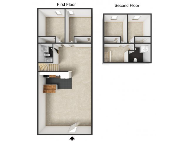 4 Bed / 1.5 Bath Apartment in Slippery Rock PA | Campus Side Apts ... 4 Bed / 1.5 Bath Apartment in Slippery Rock PA | Campus Side Apts ...