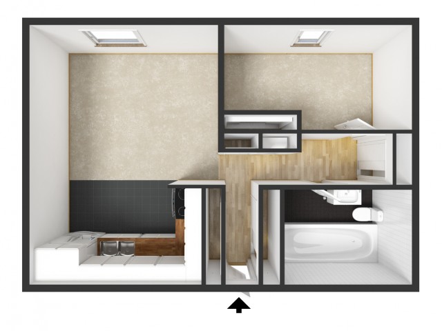 1 Bed Bath Apartment In State College Pa Carlton Apartments 0 For The One Bedroom Furnished Floor Plan