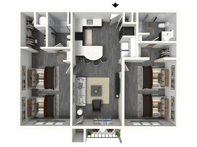 2 Bedroom Large